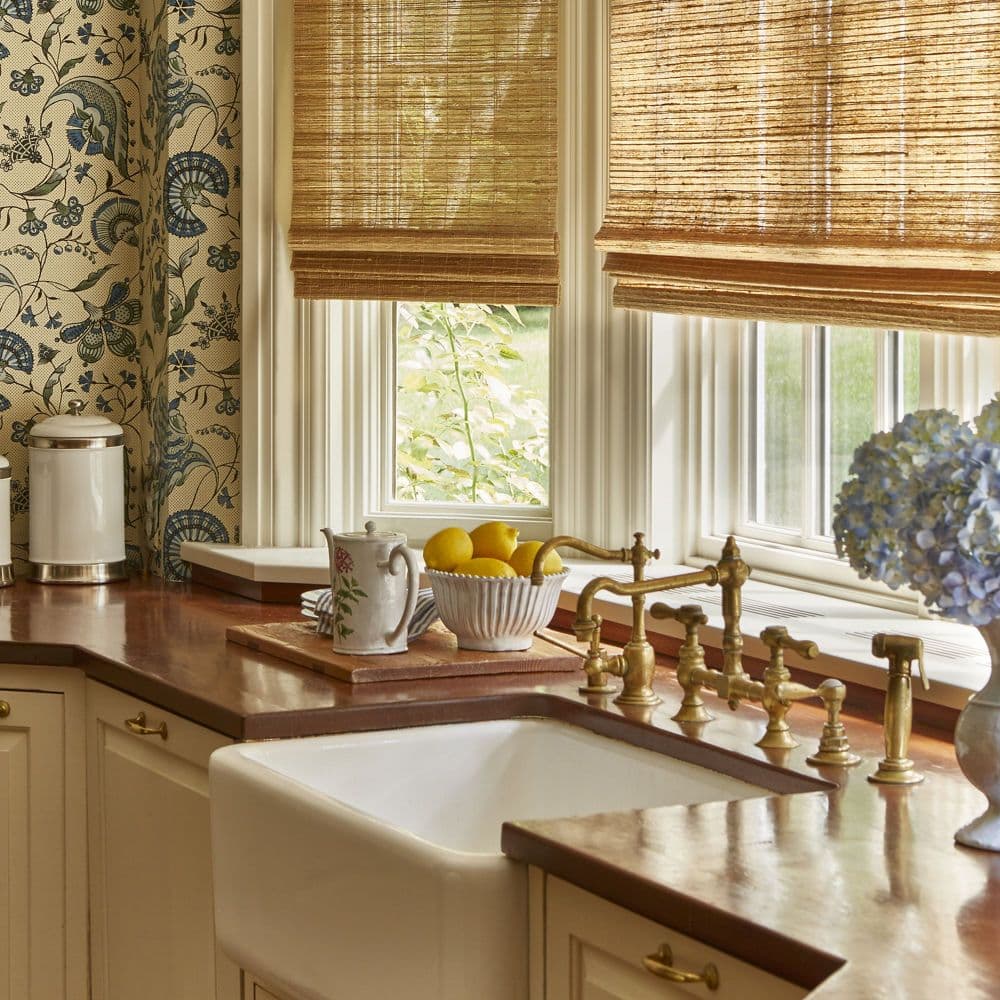 Photo: rovenance Woven Wood Shades