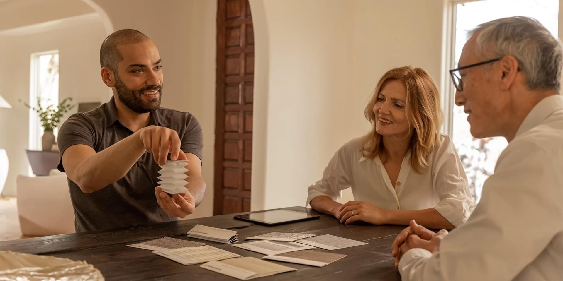 Meet with an authorized Hunter Douglas dealer