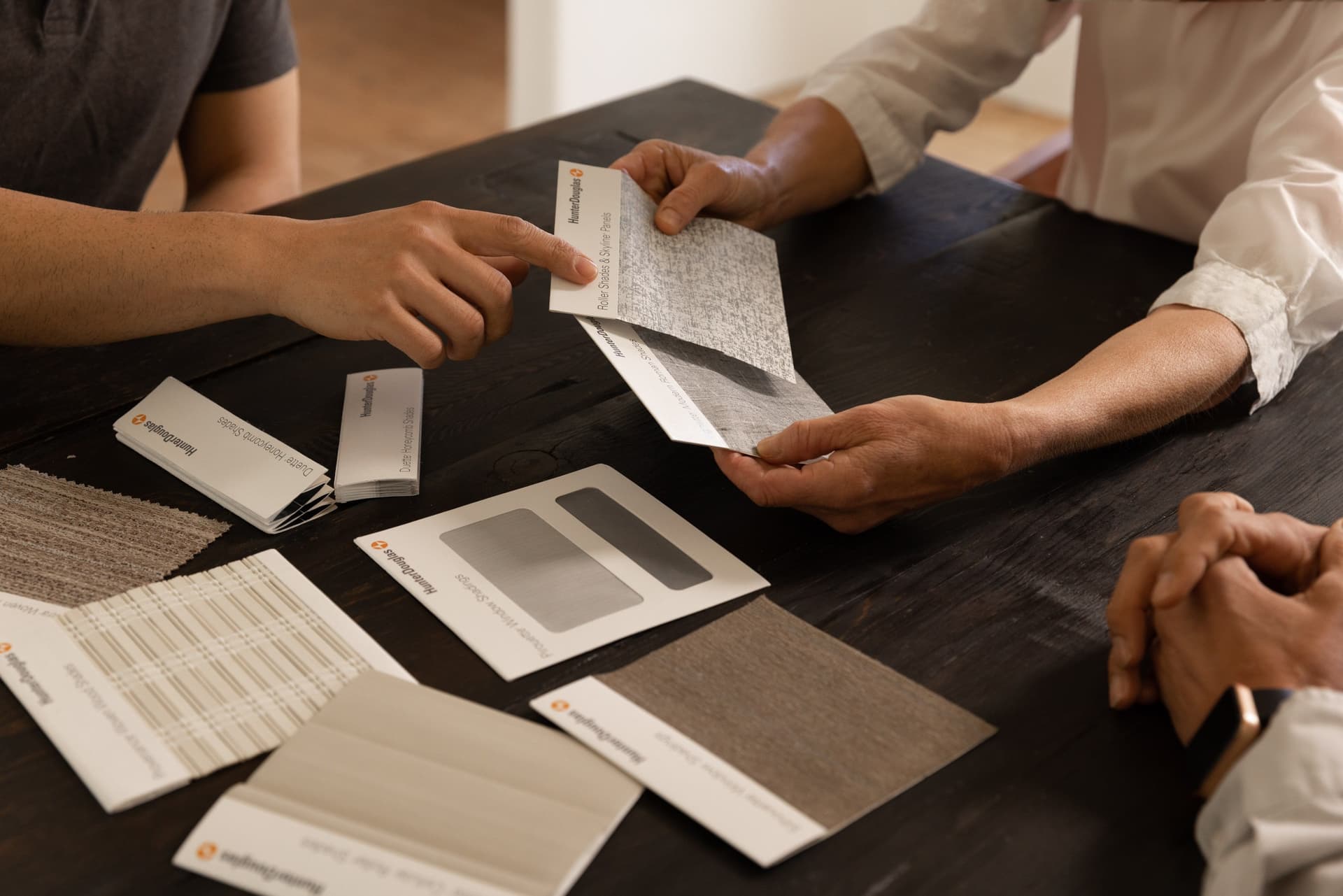 in-home consultation with Hunter Douglas expert